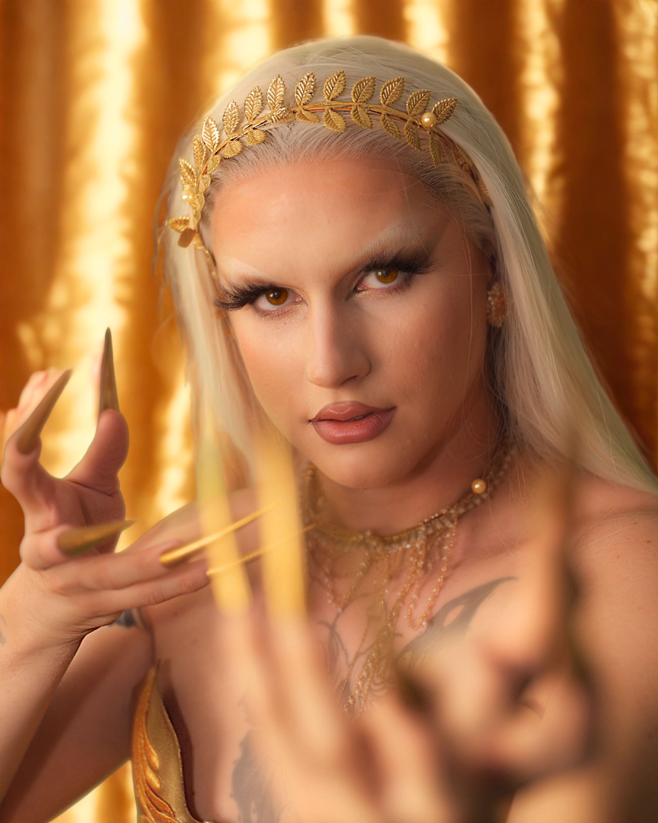 Makeup close-up